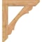 Ekena Millwork Olympic Slat Smooth Bracket w/ Offset Brace, Western Red Cedar, 7 1/2"W x 36"D x 40"H BKT0806X36X40OLY06SWR - alternate 4